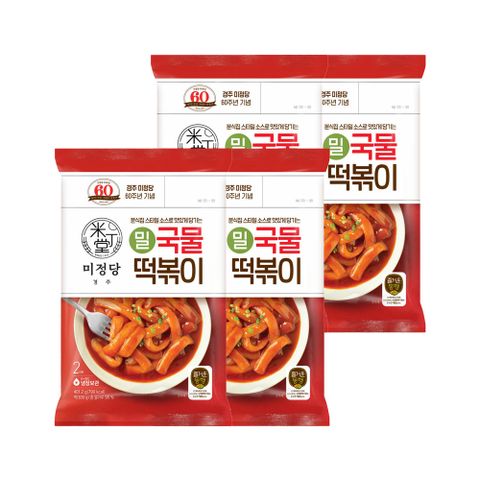 CJ 즐거운동행 미정당 밀국물떡볶이 2인분(401.2g) x4개