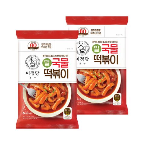 CJ 즐거운동행 미정당 밀국물떡볶이 2인분(401.2g) x2개