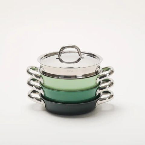 [그리너리 컬러] 알레보 디엣지 클리어 컬러 냄비 세트