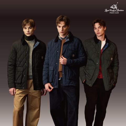 [RCB폴로클럽] 25FW 남성 코듀로이 장기모 패딩재킷 1종 (R501M)