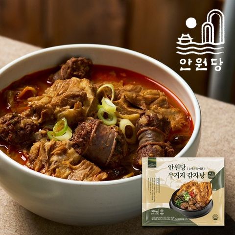 [안원당] 우거지 순살감자탕 750g x 2팩