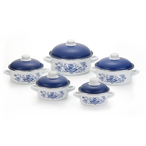 ELO 쯔비벨무스터 IH 법랑냄비 5종세트