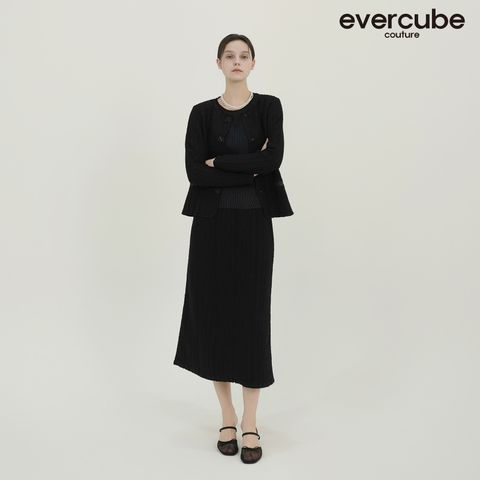 에바큐브꾸띄르 26SS G플리츠 아뜰리에 스커트