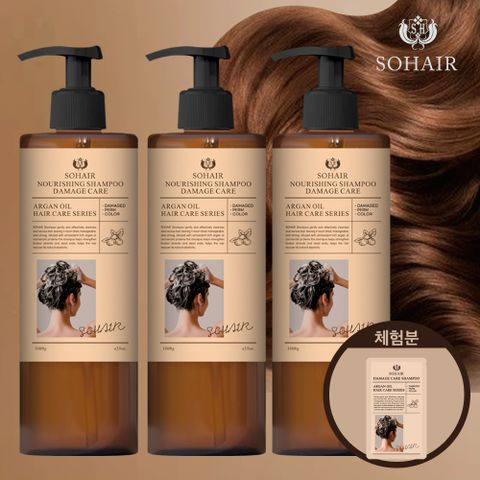 쏘헤어 모로코 아르간오일 탈모관리샴푸 슬림구성