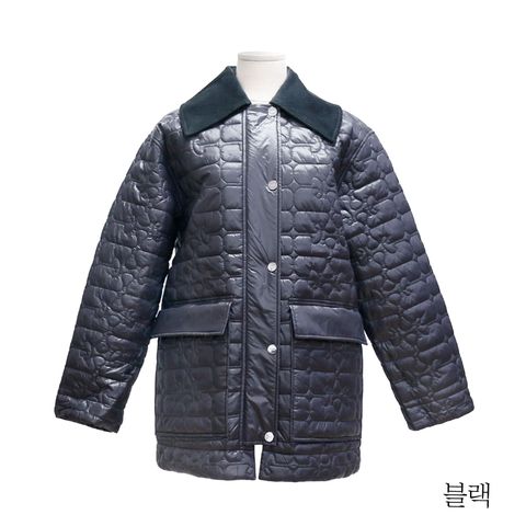 가니 샤이니 퀼팅 재킷