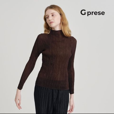 [G.prese] 지프레세 시스루 긴팔 블라우스