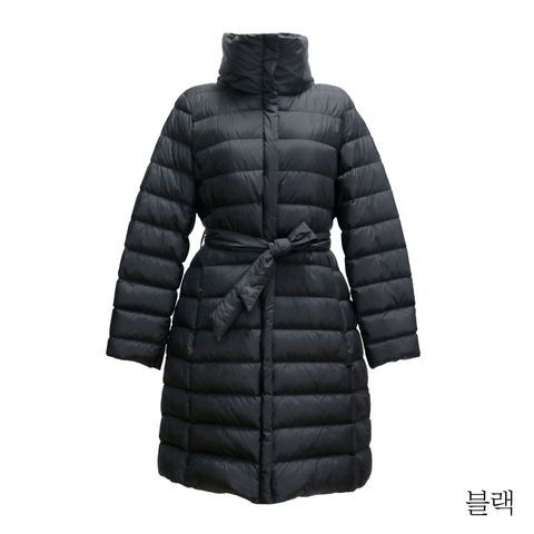 막스마라 롱 벨티드 패딩 재킷