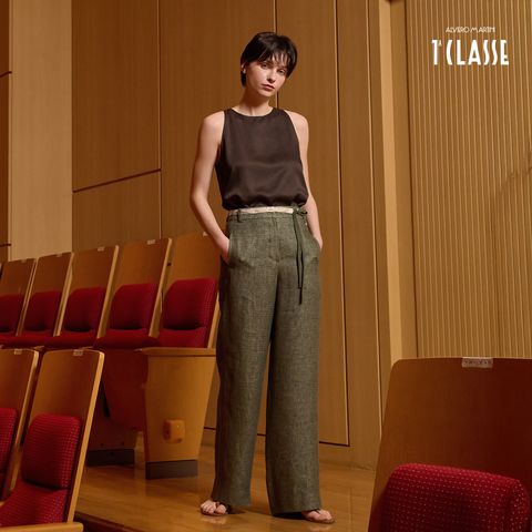 [런칭가 159000원] 프리마클라쎄 프렌치린넨 100 팬츠 1종