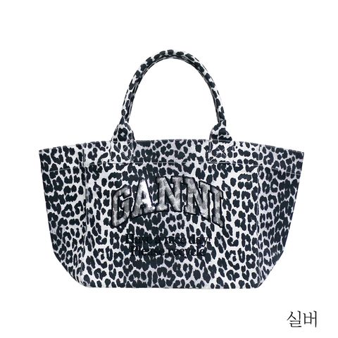 [가니] 레오파드 토트백