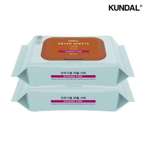 [사용기한임박][쿤달]퍼퓸드라이시트80매2구 (아카시아모링가 / 샤이닝 핑크)