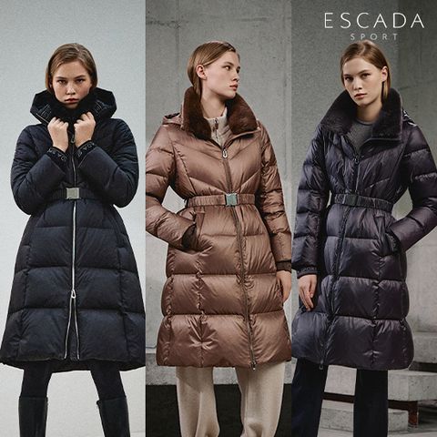 [ESCADA SPORT] 에스카다 스포츠 25FW 노블리아 롱 다운 재킷