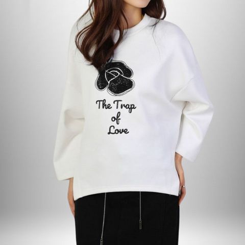 [르베리나] 스팽글 레터링 티셔츠