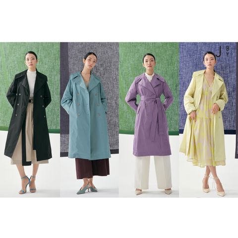 [런칭가109000원]J by 더블 브레스티드 트렌치코트