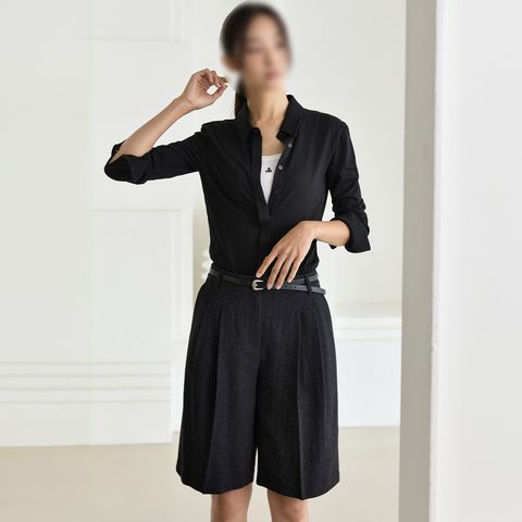 [런칭가 79000원]J BY 헤링본트윌 버뮤다 팬츠 1종