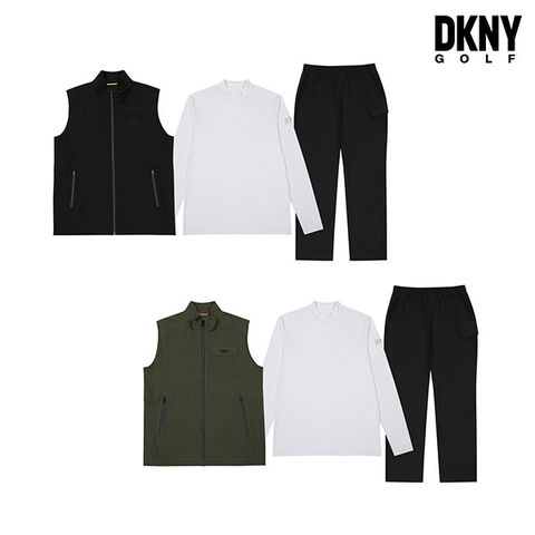 3종세트 [DKNY GOLF] 베스트+이너+팬츠 남성세트 +할인쿠폰
