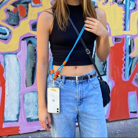 [mcrn] (SET세트) 핑거탭+숄더스트랩(롱 파리) 폰스트랩