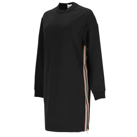 [버버리] VIRLEY 스트라이프 지퍼 코튼 원피스