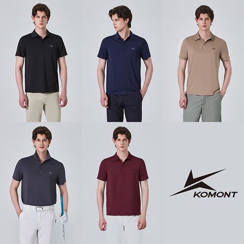 [KOMONT] 코몽트 남성 썸머 배색 카라 티셔츠 5종