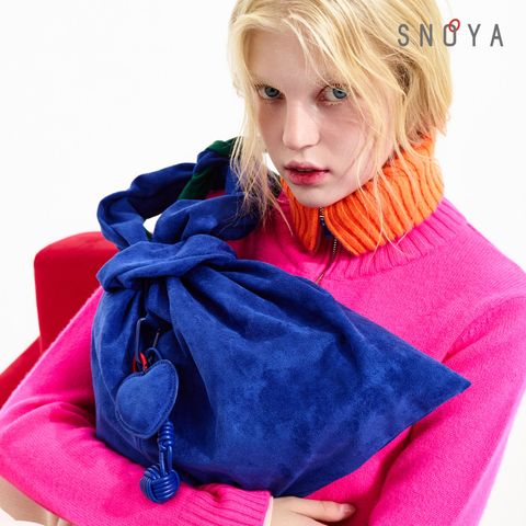 [SNOYA]스노야  25FW FAUX 스웨이드 숄더백+곱창밴드+키링