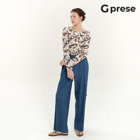 [G.prese] 지프레세 26SS 플리츠 데님 팬츠