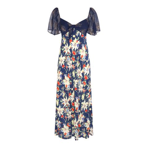 [해외배송] 23 S/S 리쏘 네이비 실크 PALTROW 드레스 0100166042202048 B0480002197 +할인쿠폰