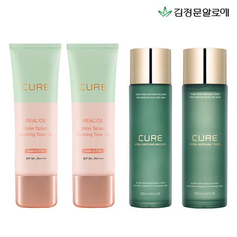 [김정문알로에] 큐어 알로에 톤업 크림 기본구성ⓢ