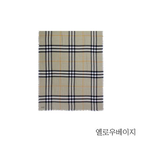 [버버리] 시그니처 체크 울 스카프