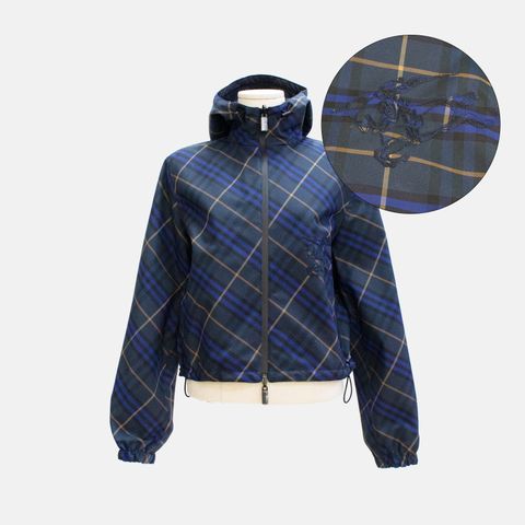 (버버리) 리버서블 미드나잇 체크 후드 집업재킷(8104911)