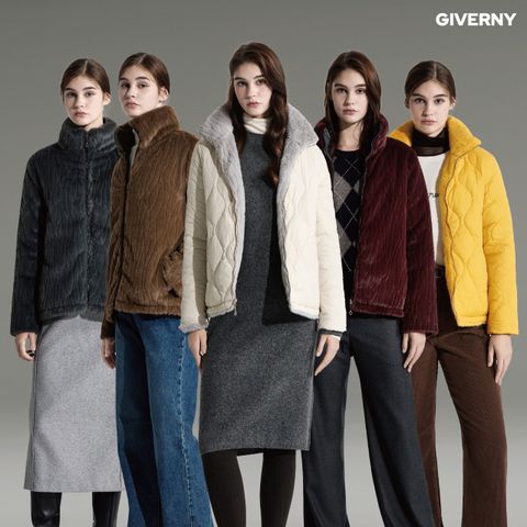 [GIVERNY] 지베르니 25FW 리버시블 패딩점퍼 1종 (G510)