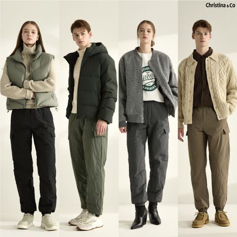 [Christina n Co] 크리스티나앤코 FW 남여공용 장기모 오리털 패딩팬츠 1종(NAD)