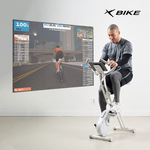 [리퍼]숀리 실내자전거 엑스바이크 E3A 메타 접이식 헬스 사이클 가정용 홈트 유산소 운동 기구