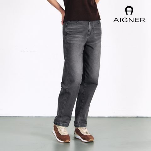 [방송중에만 3만원 최초 세일] 아이그너 25FW 워싱 테이퍼드 데님