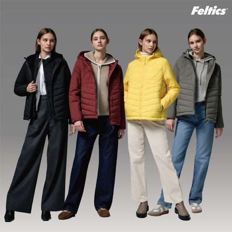 [Feltics] 펠틱스 25FW 여성 경량 퀼팅 패딩 2종 (재킷+베스트) (F513W)