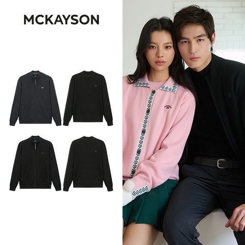 25FW MCKAYSON 남성 앙상블 가디건+니트 2종