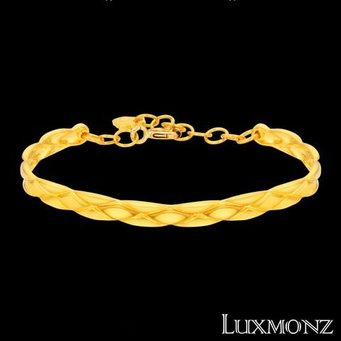 [ ★룩스몬즈24K 아쇼라 단독★][룩스몬즈] 24K 로얄퀼팅 뱅글팔찌 + (아쇼라 단독) 15캐럿 테니스 팔찌+ 24K 순금코인 