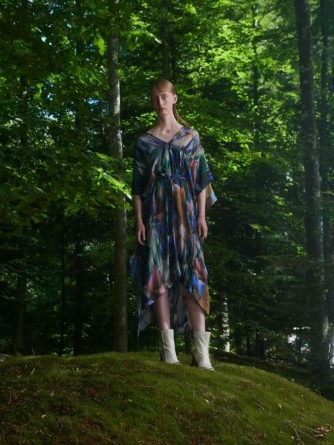 해외배송 헨릭 빕스코브 원피스 Henrik Vibskov 언컷 카프탄 멀티 브러쉬 드립 +할인쿠폰