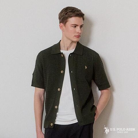 [U.S. POLO ASSN.] USPA 26SS 남성 코튼 반팔가디건 2종 (HUPS269108)