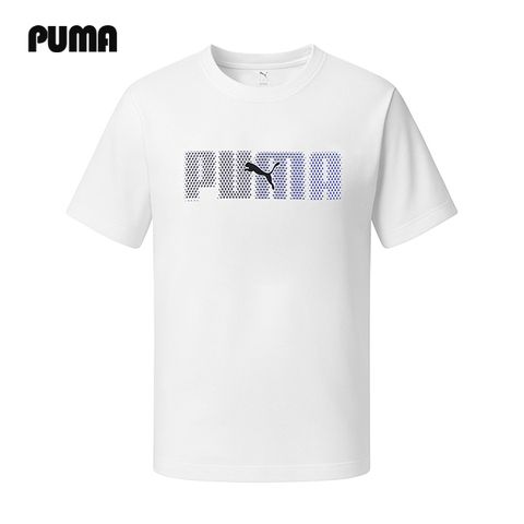 푸마 그라데이션 로고 남자 라운드 반팔티셔츠 688184-02