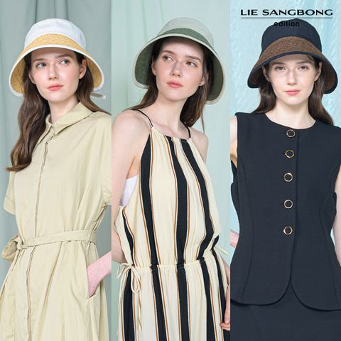 이상봉에디션 25SS 라피아 버킷햇 1종