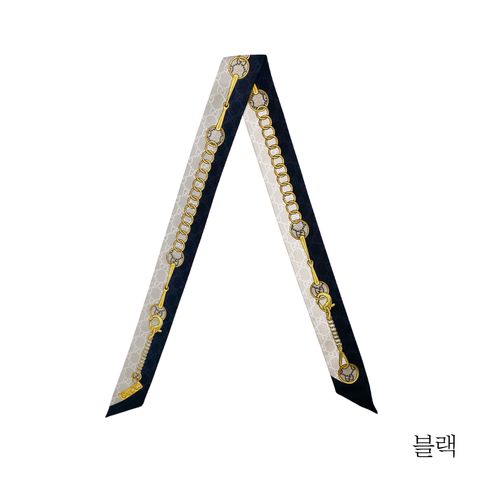 {구찌} GG 체인 실크 넥스카프(774819)