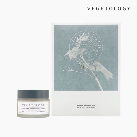 베지톨로지 비니페린 미백 보습 패키지 (마스크 10매 + 크림 50ml)