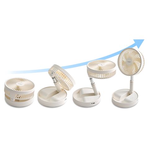 [스타일리스] BLDC 무선 폴딩팬 (우드베이지/화이트)