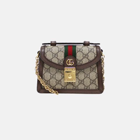 (구찌) GG 슈프림 웹 숄더백(696180)