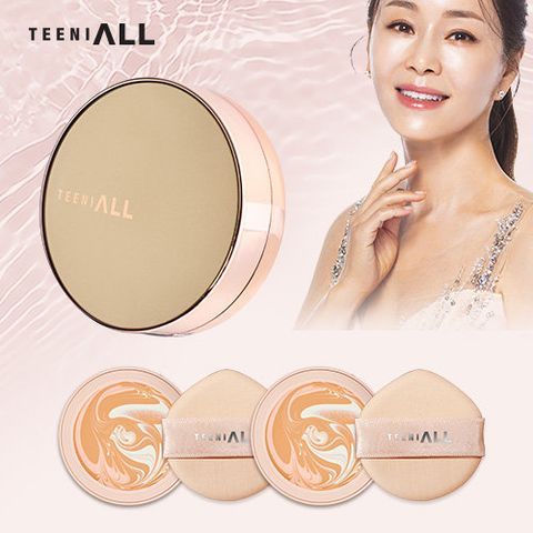 (견미리팩트) 티니올 크리미 팩트 홀리데이에디션 (본품1+리필2)(골드패키지)