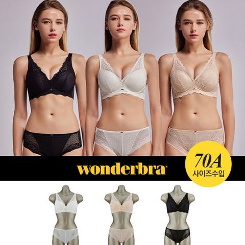 [원더브라] 퀸 레이스 브라팬티 3세트(162차)
