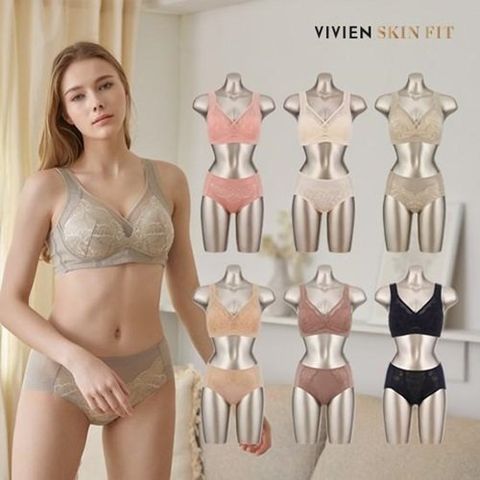 [비비안 스킨핏] 뉴 수피마코튼 브라팬티 6세트