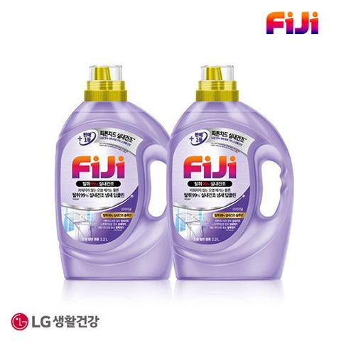 [피지] 탈취99% 프리미엄 액체세제 용기2.2L 2개(오리지널) 실내건조/겸용