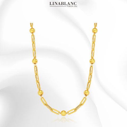 [리나블랑] 24K 골드볼 임페리얼 목걸이
