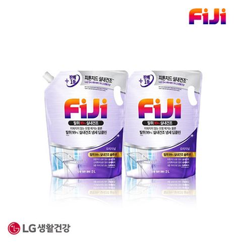 [피지] 탈취99% 프리미엄 액체세제 리필2L 2개(오리지널) 실내건조/겸용