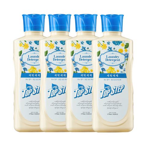 [BEST패키지] 탑스텝 고농축 세탁세제 센서티브 1.77L x 4통(일반/드럼겸용)